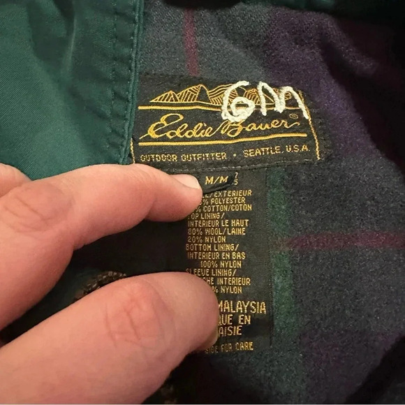 Eddie Bauer Chore Field Barn Jacket Womens M Blanket Lined size medium - Picture 6 of 12